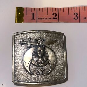 Vintage Masonic belt buckle